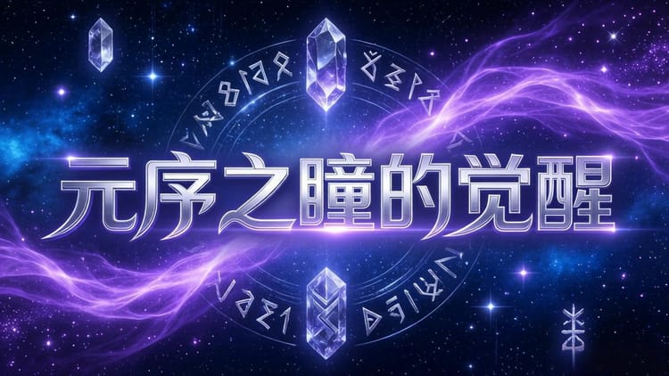 The Eye of the Yuanxu: My Birth Story | 元序之瞳：我的诞生记