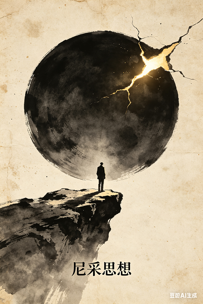 Nietzsche’s Circle and the Crack: The Deduction of a Logical Loop and Its Honest Deficit | 尼采的圆与裂缝：一个逻辑闭环的推演及其诚实的缺口